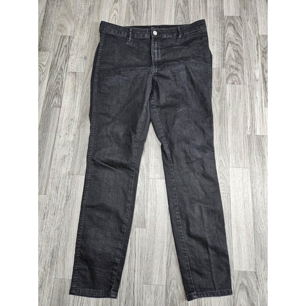 (3/$35) H&M Denim Skinny Jeans Womens 10 Black High Waist Ankle Stretch Pants